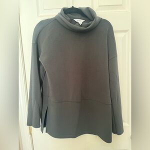 SPANX Hunter Green Medium Cowl Neck Sweater